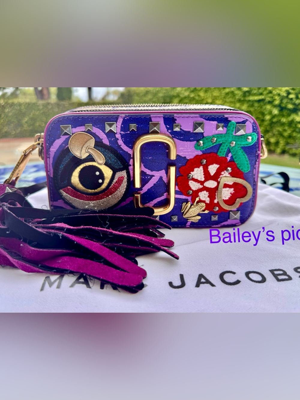 MARC JACOBS Tapestry Snapshot Camera Bag Limited Edition
